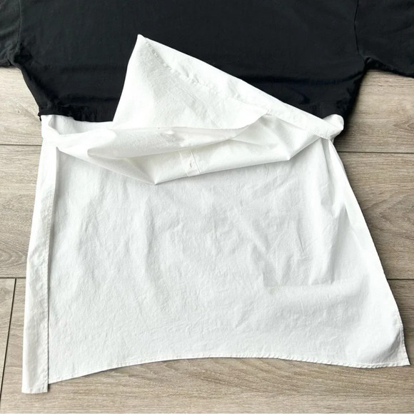 Zara Black White Mixed Media Oversized Tunics - Picture 9 of 14